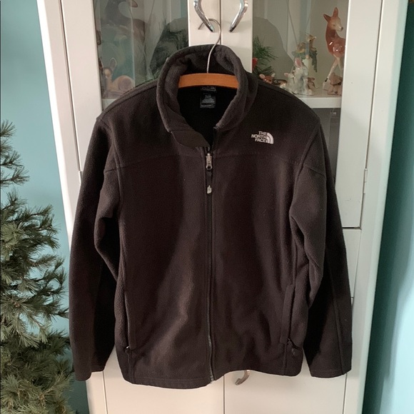 The North Face Black Fleece Jacket youth XL 18/20 euc - Picture 1 of 6